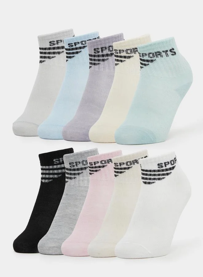 ستايلي عبوة من  جوارب رياضية للكاحل للأطفال